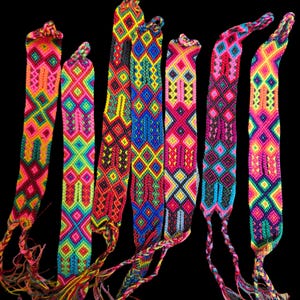 Handwoven Guatemalan Friendship Bracelet: Wide Braided Boho Jewelry