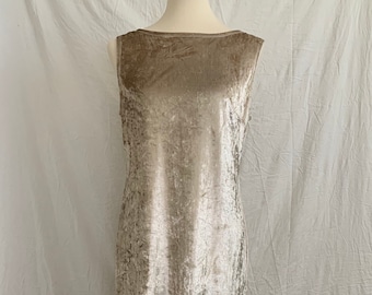 Vintage 90's Carole Little Crushed Velvet Dress