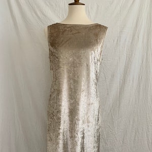 Vintage 90's Carole Little Crushed Velvet Dress image 1