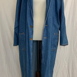 Vintage 80's Sunbelt Oversized Denim Jacket image 2