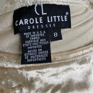 Vintage 90's Carole Little Crushed Velvet Dress image 10