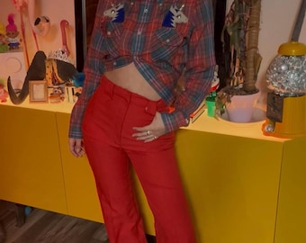 Camisa Levi’s Panatela Unicorn de 1977 con botones.