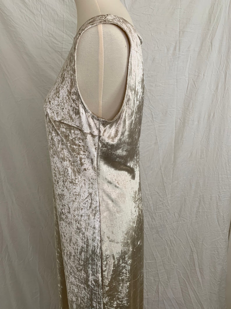 Vintage 90's Carole Little Crushed Velvet Dress image 5