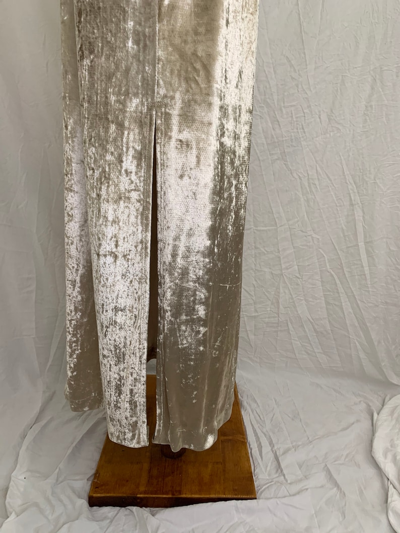 Vintage 90's Carole Little Crushed Velvet Dress image 4