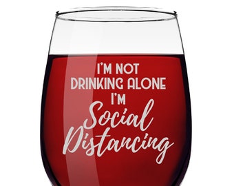 Funny Wine Glass Etsy