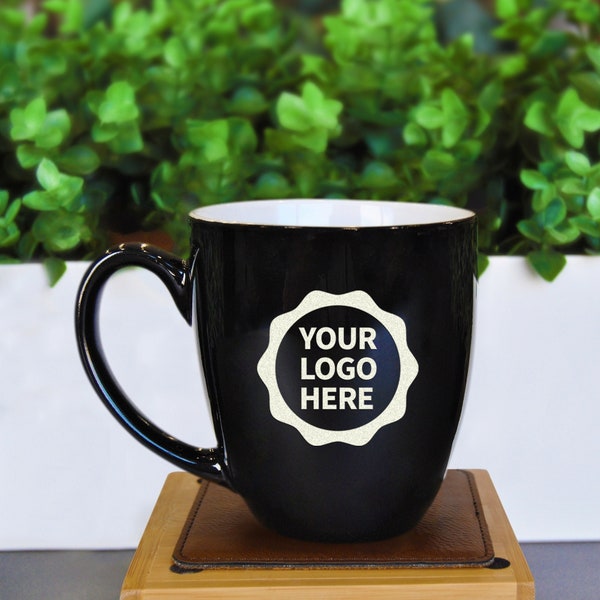 Custom Logo Coffee Mug Etsy