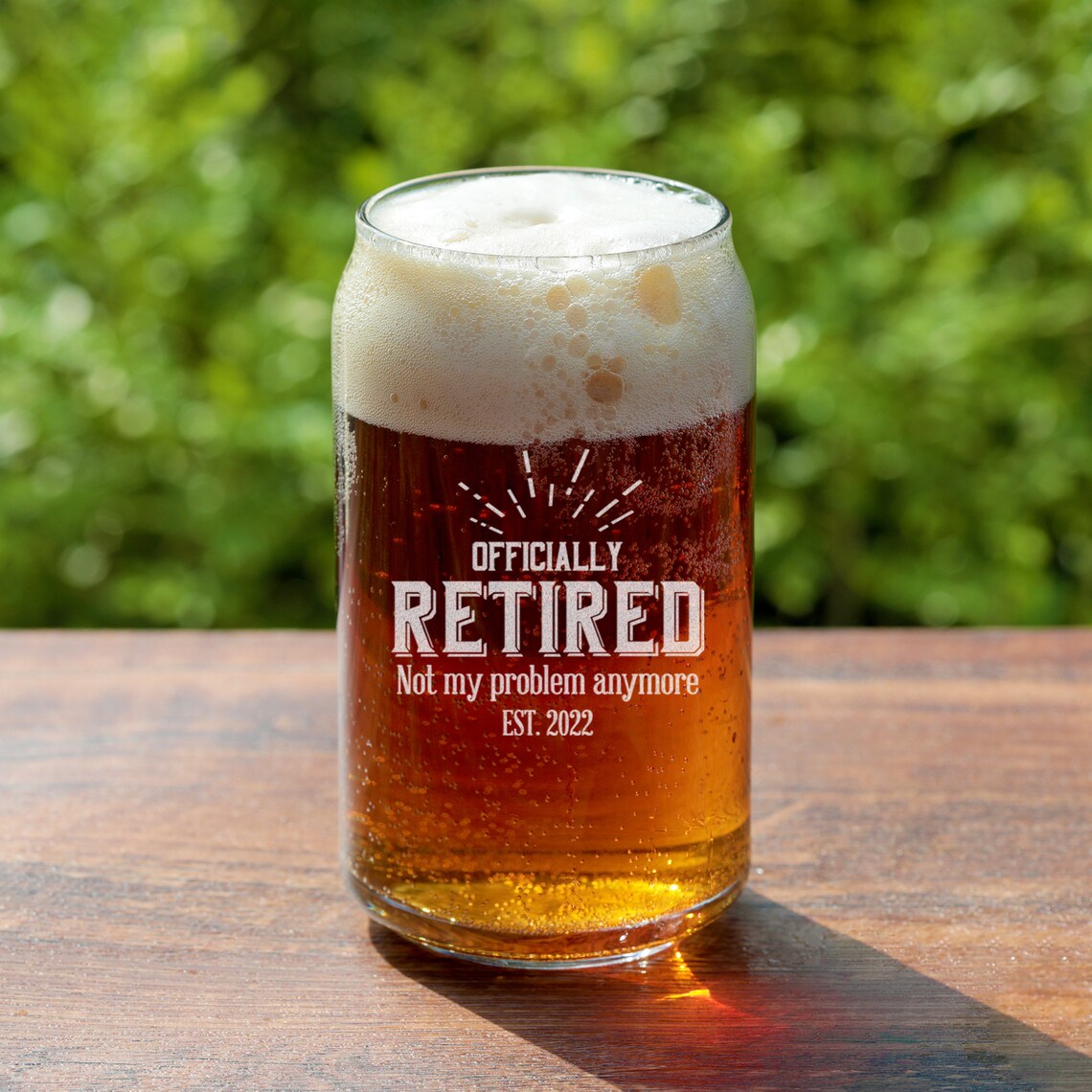 Retirement Gifts for Men 2022 Retired Not My Problem Beer Etsy