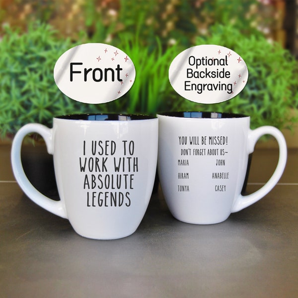 Farewell Gifts for Coworker Leaving Job Gift, Awesome Coworkers, Coworkers Mug, Funny Work Gift, Retirement Gifts for Women or Men (One Mug)