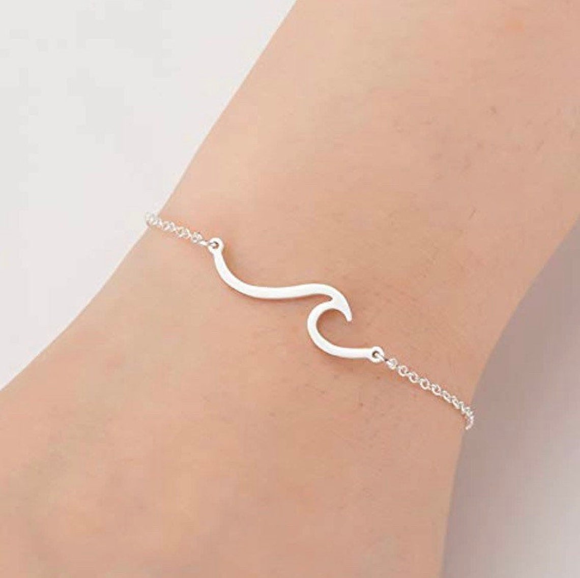 Bracelet wave bracelet océan bracelet pendentif vague Etsy