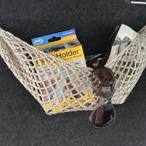 Crochet Fruit Mesh Bag 100% Cotton Fruit  Hammock Motorhomes Camping