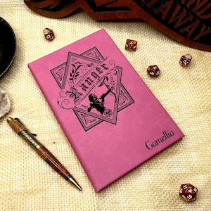 Custom Engraved Leatherette Journal: Ranger DnD, Personalized RPG Gift