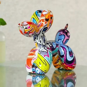 ☆新品☆ 1点物 犬の置物 グラフィティアート ストリートアート