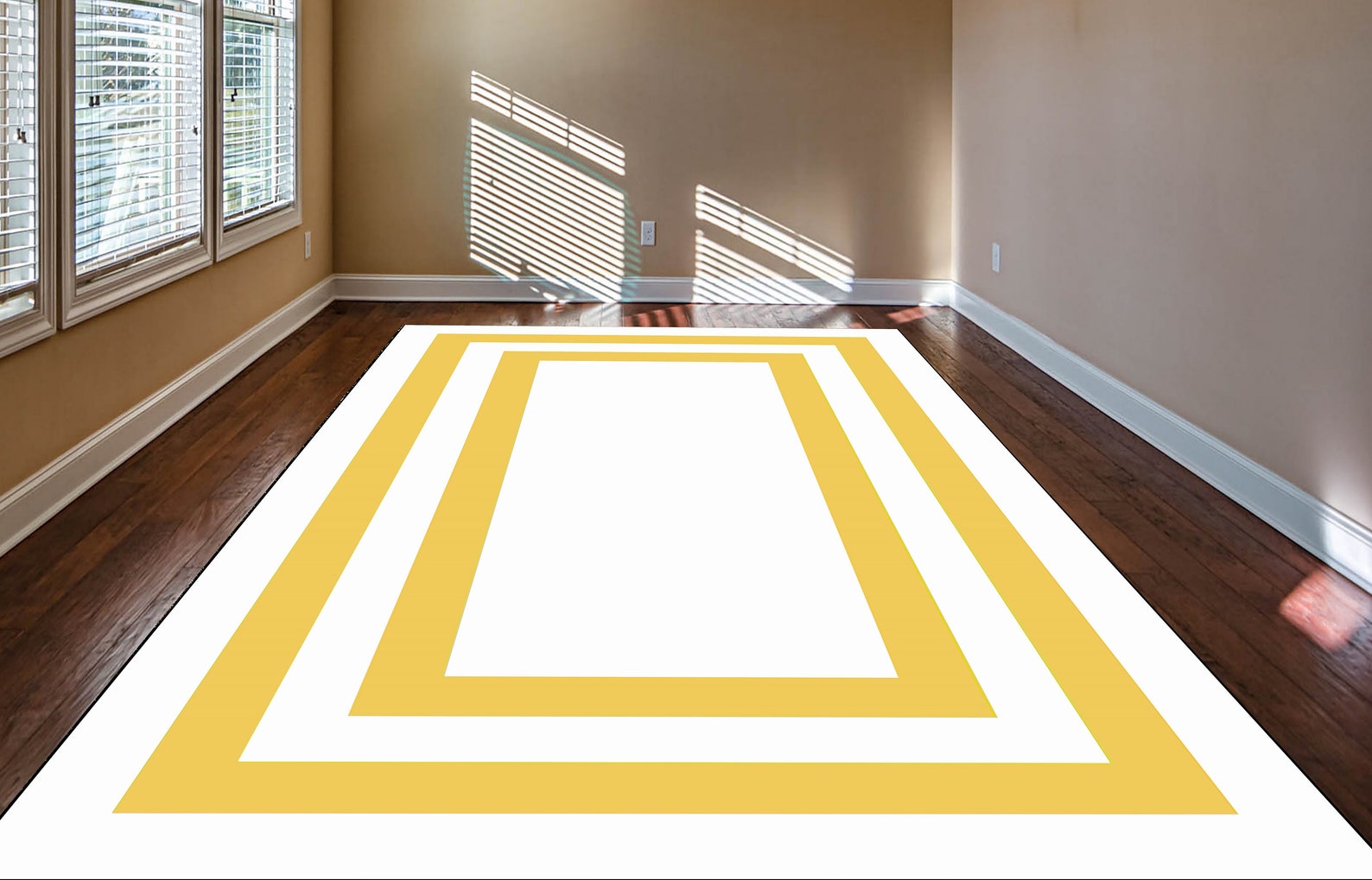 Gold White Living Room Carpet Rug Home Kilim Floor NonSlip Etsy