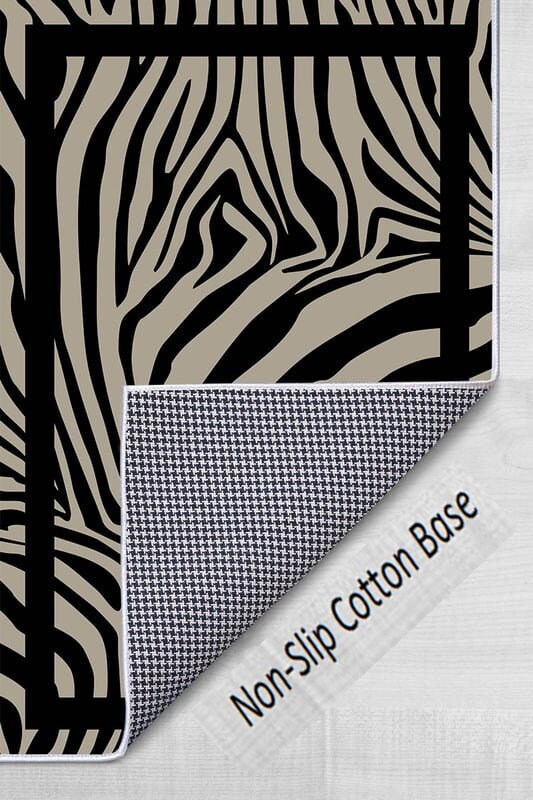 Schwarze Creme Zebra Wohnzimmer Teppich Teppich türkische | Etsy