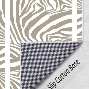 Weiß grau Zebra Wohnzimmer Teppich Teppich türkische Boden | Etsy