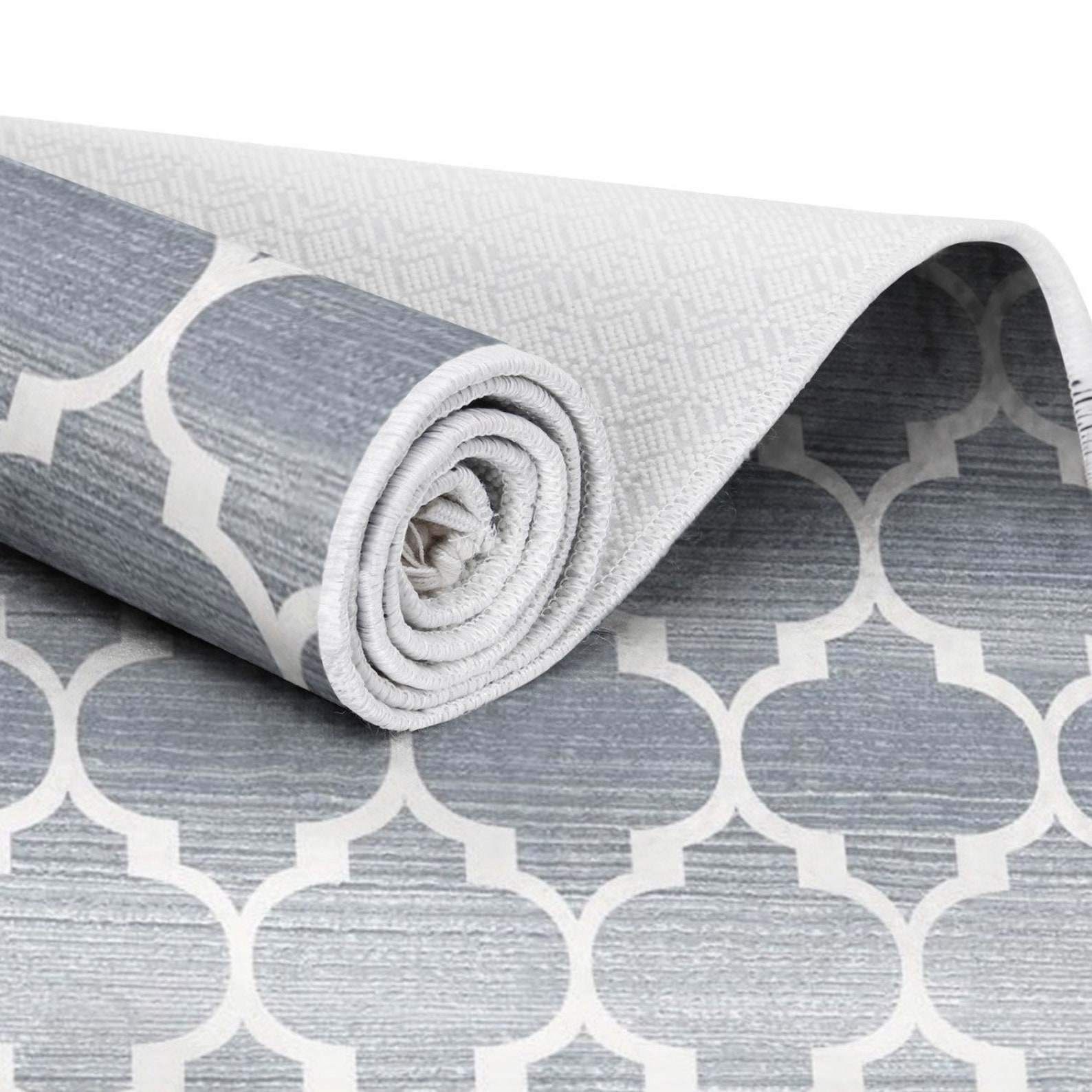 Grau rutschfest Teppich authentische moderne anatolischen | Etsy