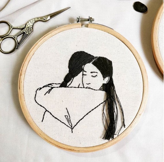 Etsy Embroidery Hoop Frame Etsy Embroidery Hoop Frame