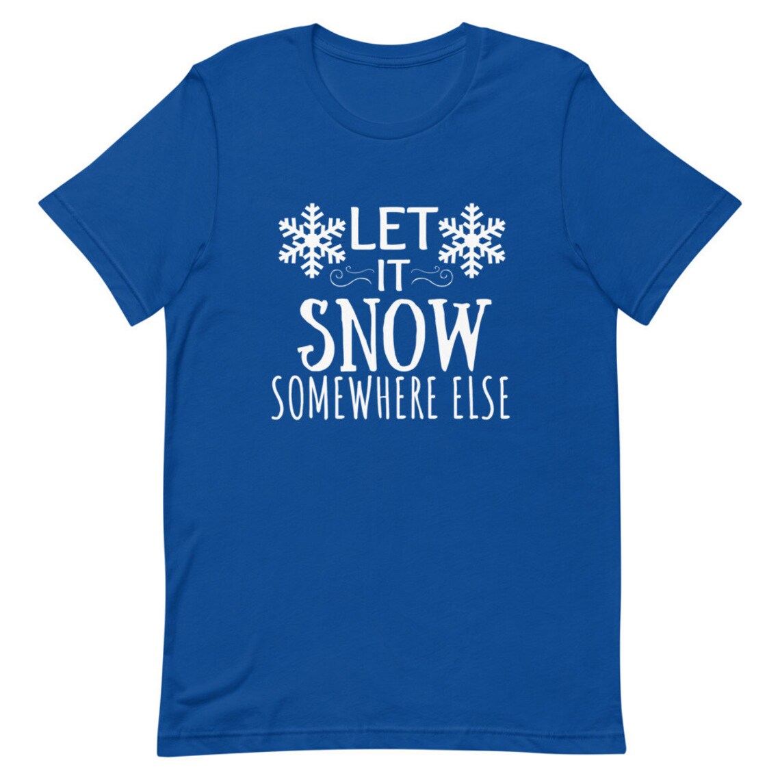 Let it Snow Shirt Funny Christmas Holiday Shirt | Etsy