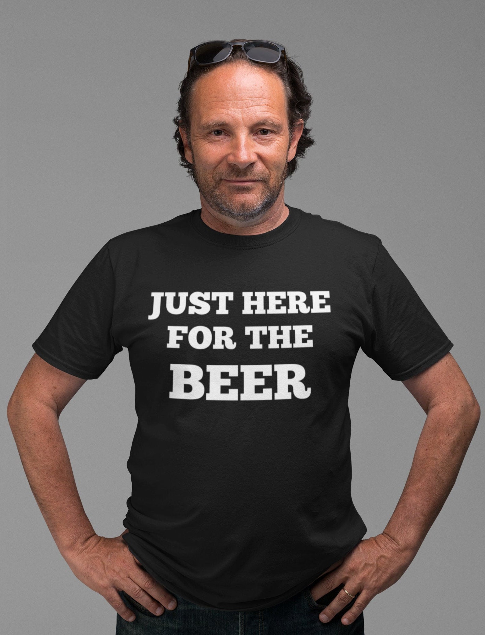 Just Here for the Beer Shirt Drinking Shirt Beer Shirt Etsy