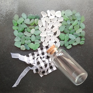 Bottle of Mermaids Tears Mediteranean Sea Glass Decoration - Etsy