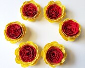 Paper Roses, 39 colors to choose from, Awareness Roses, mix match options, perfect for projects or gifts, shadow box, floral decorations