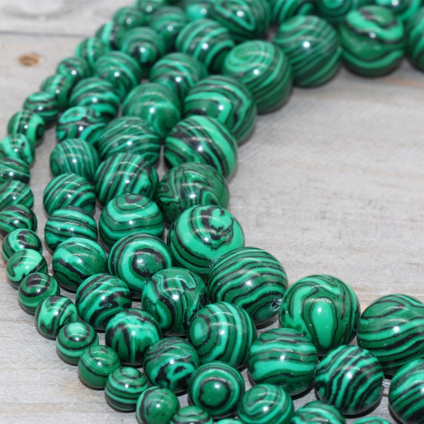 Green Malachite beads, peacock stone beads, Green peacock beads, round gemstones, full strand 15.5inch 6mm,8mm,10mm,12mm#53