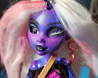 Custom Monster High Hybrid Doll OOAK Violet Teifling