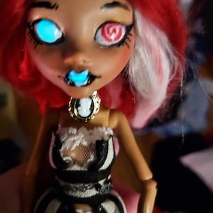 Custom Monster High Doll OOAK Clawdeen Wolf Goth