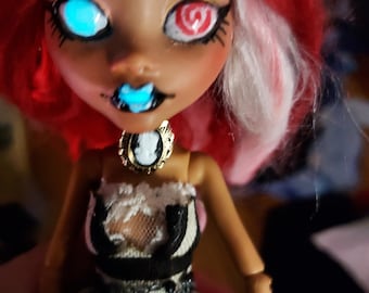 Custom Monster High Doll OOAK Clawdeen Wolf Goth