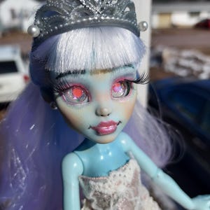 Custom Monster High Doll OOAK Frankie Stein Prom Queen