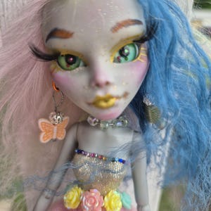 Custom Monster High Doll OOAK Ghoulia Yelps PRIDE