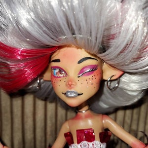 Custom Monster High Doll OOAK Cleo de Nile Holiday Elf
