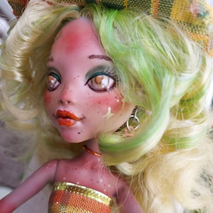 Custom Monster High Doll OOAK Autumn Witch Lagoona Blue