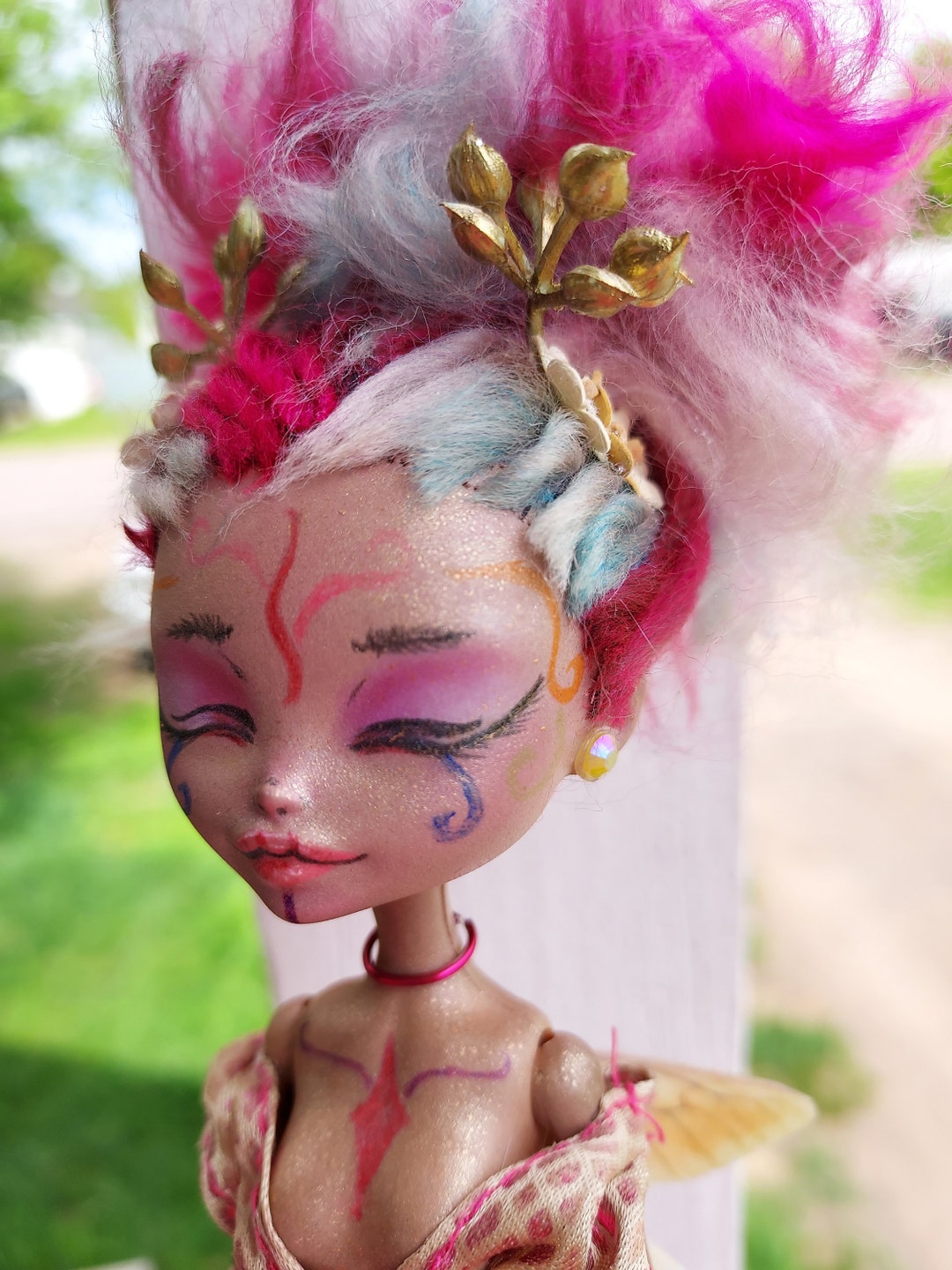 Custom OOAK Barbie Extra Mini + Monster High Hybrid Doll - Etsy