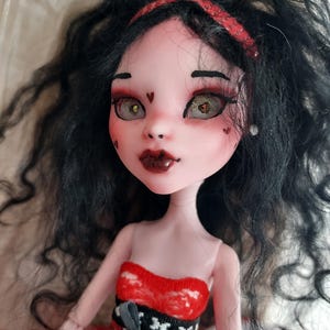 Custom Monster High Doll OOAK Valentine&#39;s Elisabat