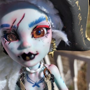 Custom Monster High Doll OOAK Frankie Stein Pirate Captain