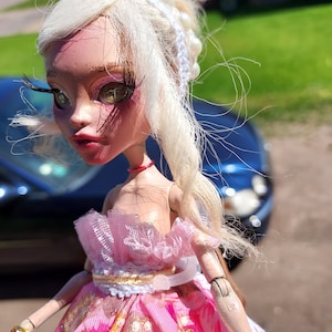 Custom Monster High Doll Venus McFlytrap Bridgerton Inspired