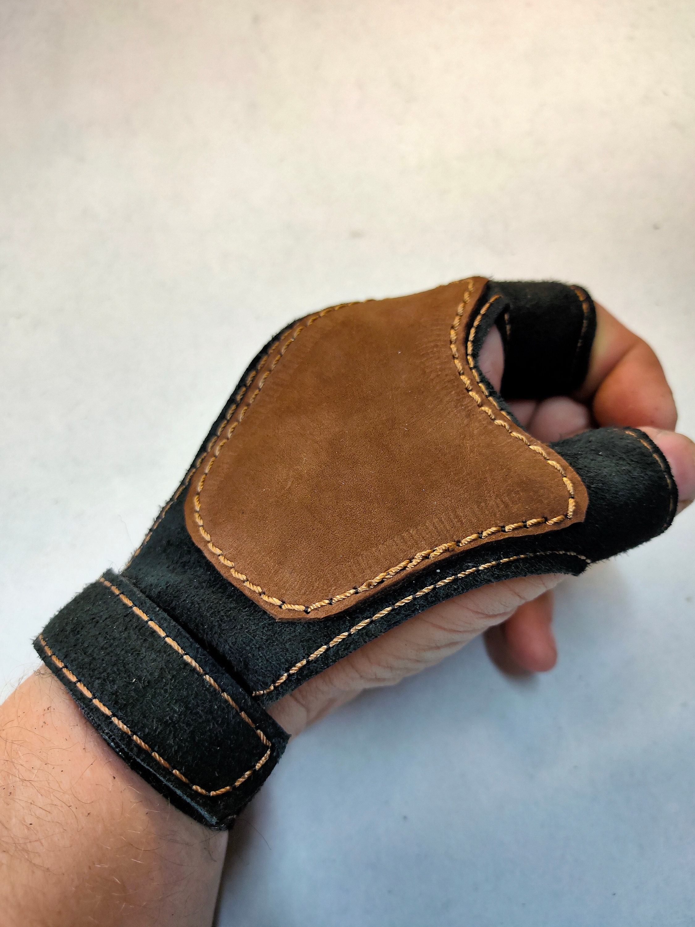 Handmade Leather Archery Archery glove Druid's Shooting Etsy
