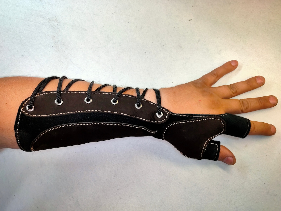 Handmade Leather Archery Archery glove Etsy