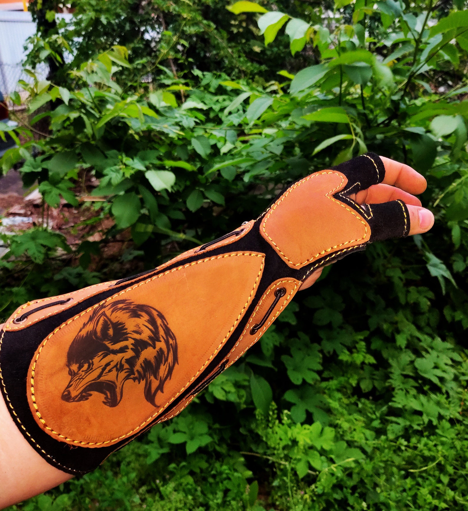 Handmade Leather Archery Archery Glove druid's Etsy