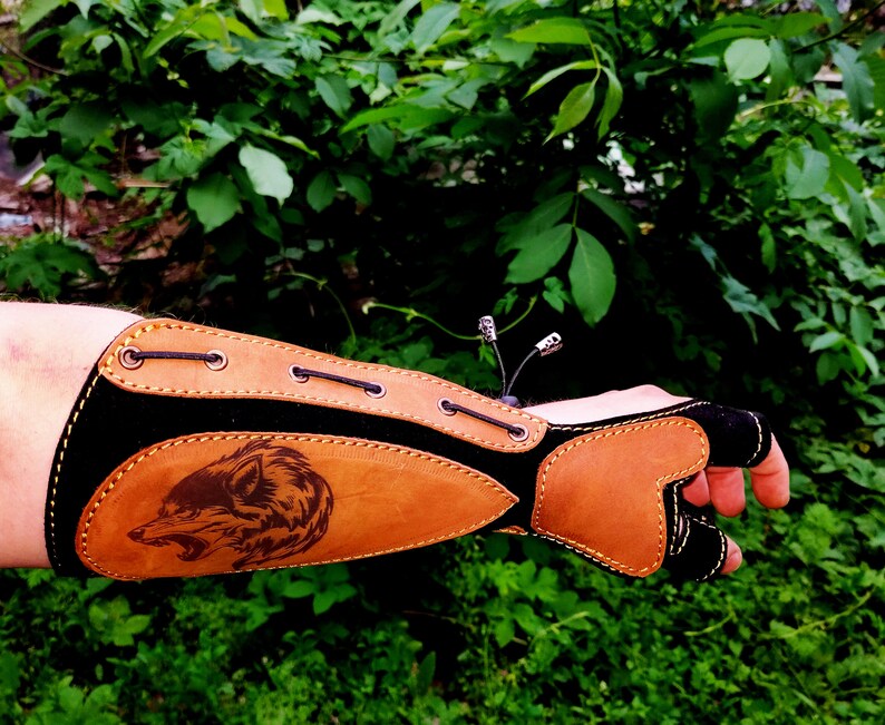 Handmade Leather Archery Archery Glove druid's Etsy