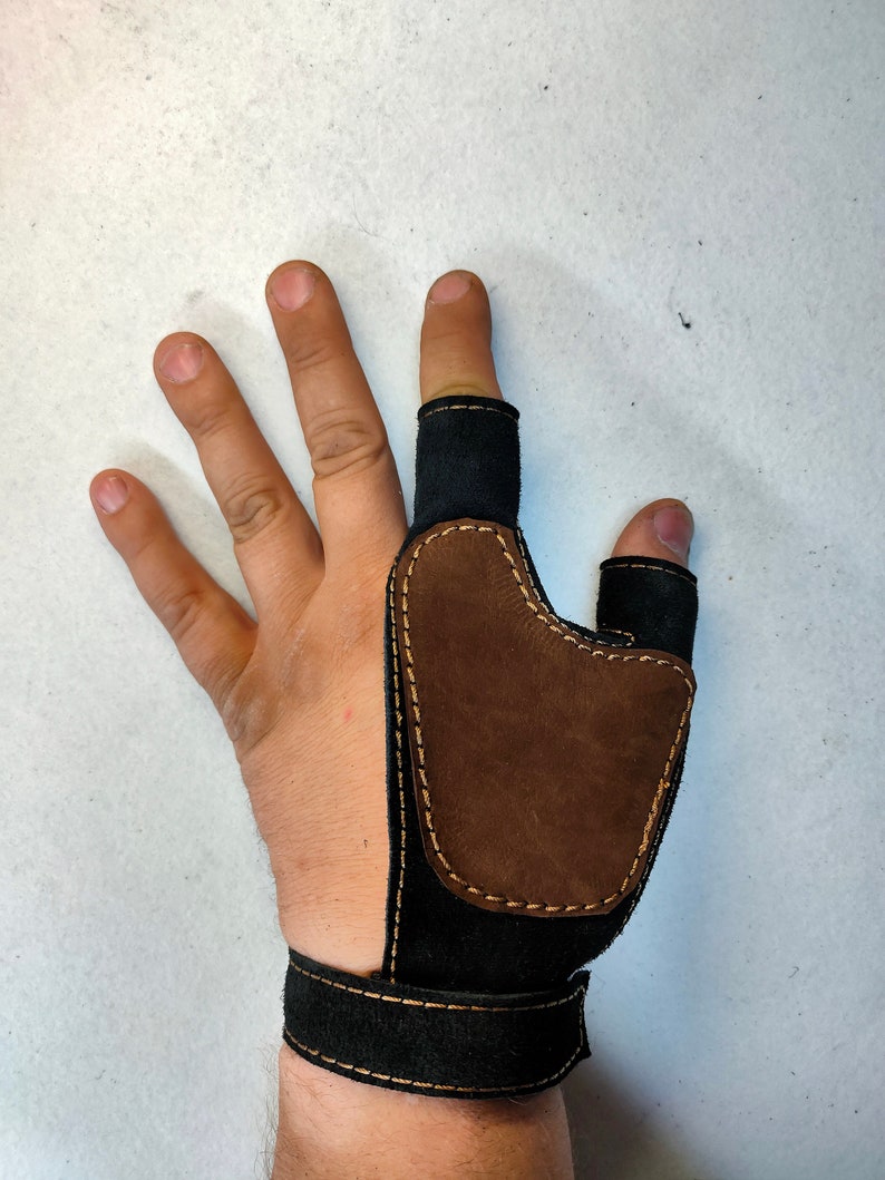 Handmade Leather Archery Archery glove Naiad Etsy