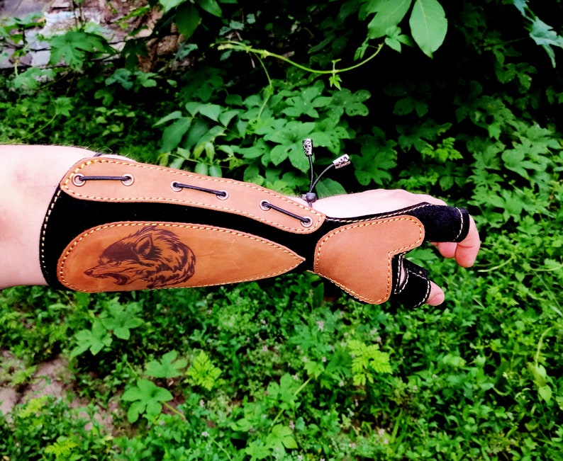 Handmade Leather Archery Archery Glove druid's Etsy