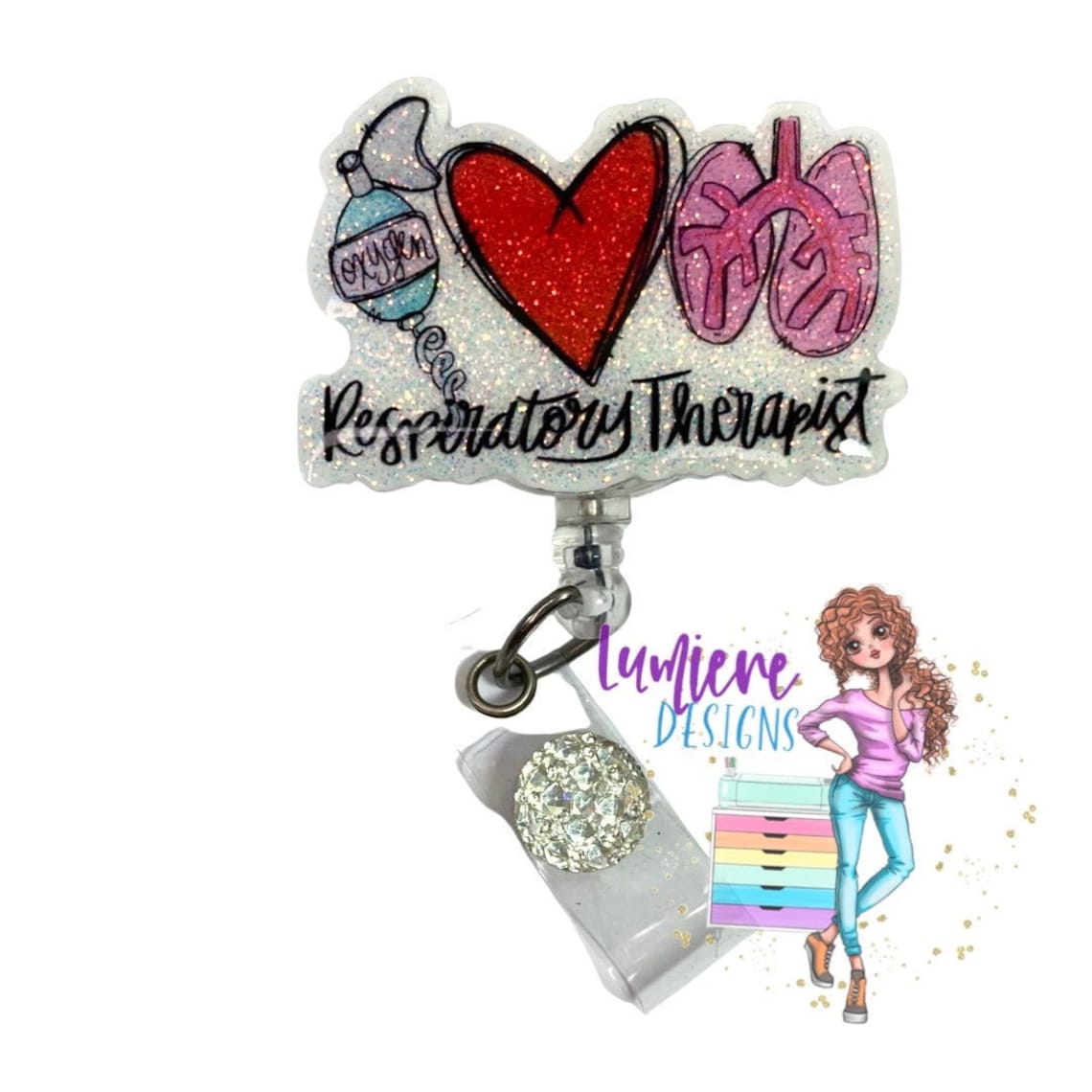 Respiratory Therapist Badge Reelsrt Badge Reelscute Badge Etsy
