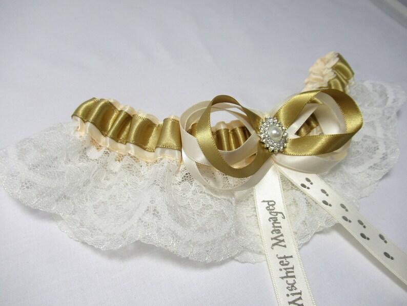 LaceSatin Wizard Fantasy Magic School House Inspired Lace Brides Toss Bridal Wedding Garter Wizard Ring Cushion
