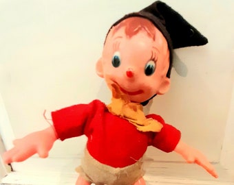 Celluloid Noddy, early, movable arms and legs .