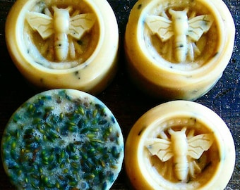 Organic lavendar cleansing and exfoliating soap