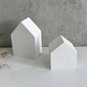 Small House Silicone Mold-House Resin Mold-Village House Mold-Concrete Cement House Mold-Jesmonite Plaster Art Mold-Aroma Candle Soap Mold
