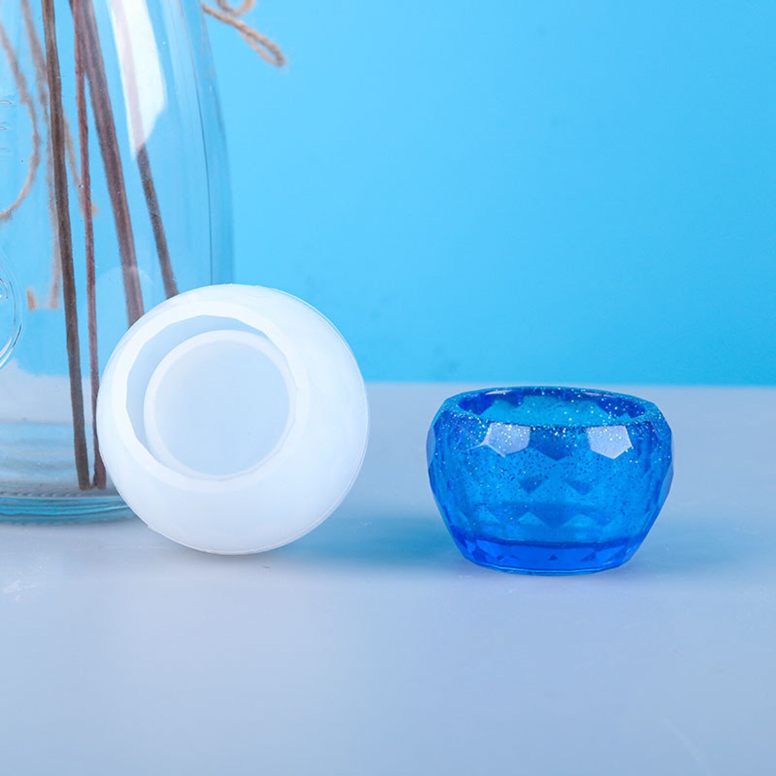 Rhombus Small Bowl Silicone MoldDiamond Bowl Resin MoldRound Etsy