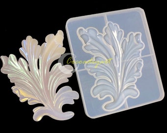 Leaf Silicone Mold-Large Leaf Resin Mold-Fern Leaf Mold-Plant Resin Mold-Resin Casting Mold-Epoxy Resin Art Mold